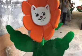 街道笑脸雕塑厂家 现代摆件  创意笑脸雕塑价格