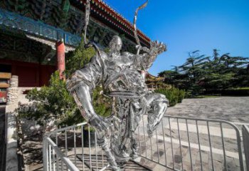 武士雕塑厂家  公园仿古小品 中式武士雕塑厂