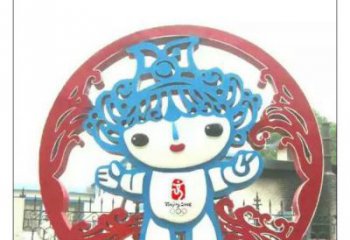 镂空福娃雕塑厂家 园林小品 户外不锈钢福娃雕塑厂