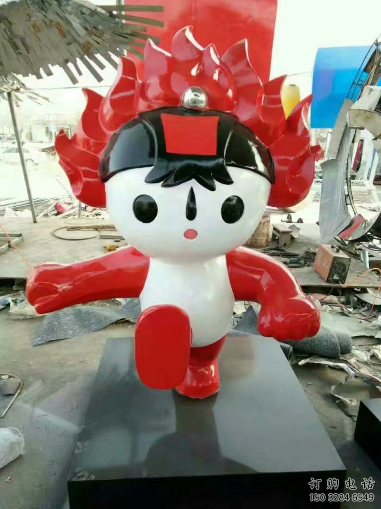 彩绘福娃雕塑厂家 现代摆件 街头不锈钢福娃雕塑厂 彩绘福娃雕塑厂家 现代摆件 街头不锈钢福娃雕塑厂