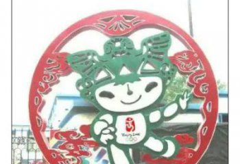 大型福娃雕塑厂家 锻造小品  创意不锈钢福娃雕塑定制