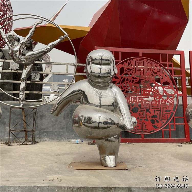广场娃娃雕塑厂家 镜面小品 抽象不锈钢娃娃雕塑厂 广场娃娃雕塑厂家 镜面小品 抽象不锈钢娃娃雕塑厂