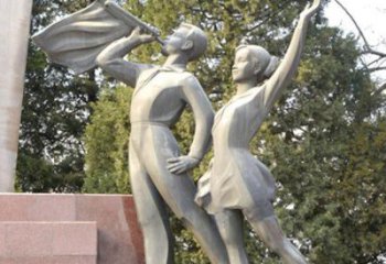 公园读书雕塑厂家 户外摆件  大型不锈钢读书雕塑厂