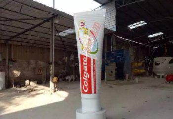 公园牙膏雕塑厂家 户外摆件  烤漆不锈钢牙膏雕塑价格