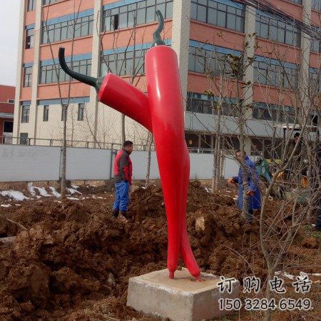 中式辣椒雕塑厂家 公园小品 游乐场不锈钢辣椒雕塑厂 中式辣椒雕塑厂家 公园小品 游乐场不锈钢辣椒雕塑厂