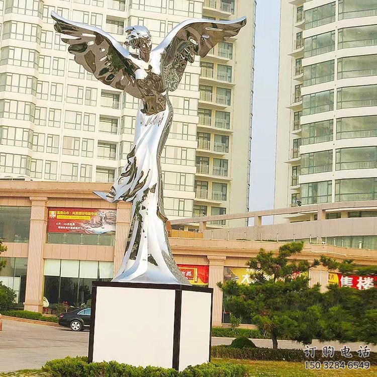 镜面精灵雕塑厂家 大型摆件 房地产不锈钢精灵雕塑厂 镜面精灵雕塑厂家 大型摆件 房地产不锈钢精灵雕塑厂