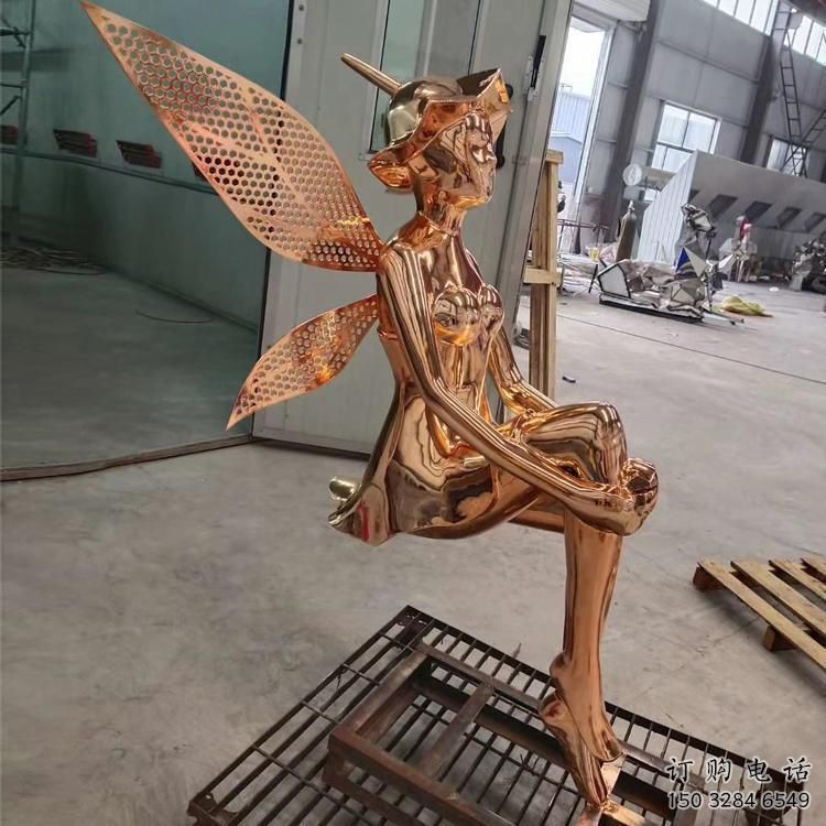 中式精灵雕塑厂家 哑光小品 游乐场不锈钢精灵雕塑厂 中式精灵雕塑厂家 哑光小品 游乐场不锈钢精灵雕塑厂