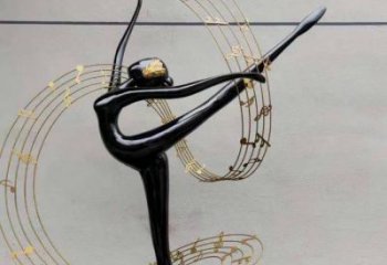 烤漆舞者雕塑厂家 体育小品  大型不锈钢舞者雕塑定制