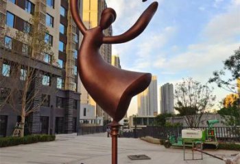 大型舞者雕塑厂家 锻造小品  广场不锈钢舞者雕塑价格