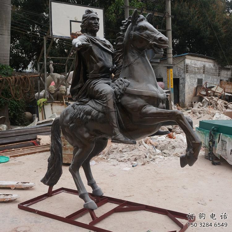广场骑士雕塑厂家 仿古小品 大型骑士雕塑特点