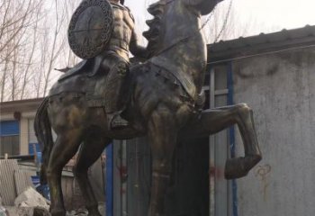 公园骑士雕塑厂家 户外摆件 现代骑士雕塑定做