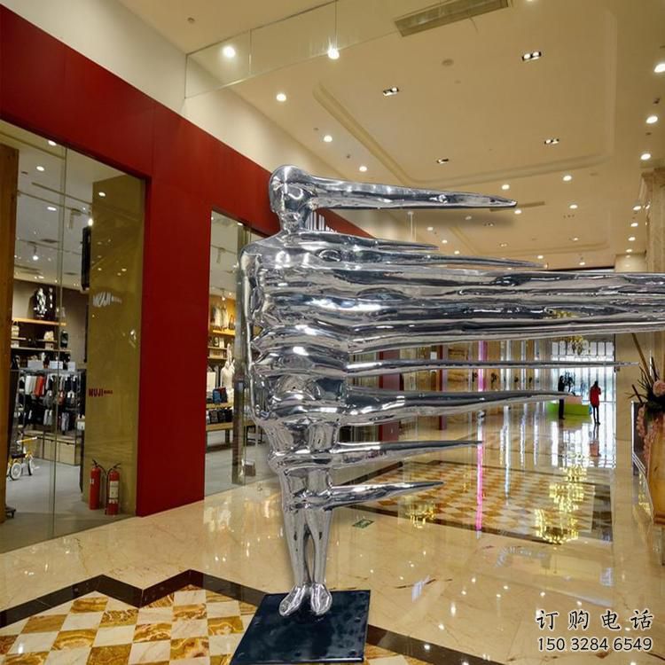 锻造男人雕塑厂家  酒店小品 户外不锈钢男人雕塑定做