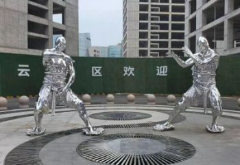 镜面男子雕塑厂家 大型摆件  广场不锈钢男子雕塑厂