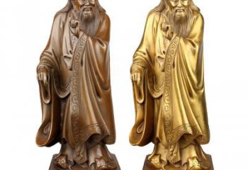 室内老子雕塑厂家 仿真摆件 大型老子雕塑厂