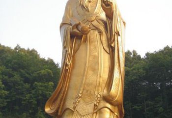 园林老子雕塑厂家  广场小品 中式老子雕塑制作