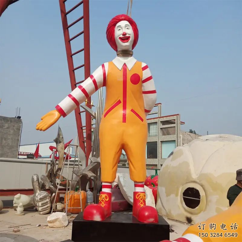 彩绘小丑雕塑厂家 餐饮店摆件 街头小丑雕塑厂 彩绘小丑雕塑厂家 餐饮店摆件 街头小丑雕塑厂