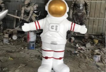 广场宇航员雕塑厂家  创意小品  大型宇航员雕塑定制