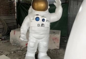 彩绘太空人雕塑厂家  广场摆件 街头太空人雕塑厂
