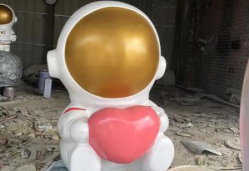户外太空人雕塑厂家 喷漆小品  现代太空人雕塑厂
