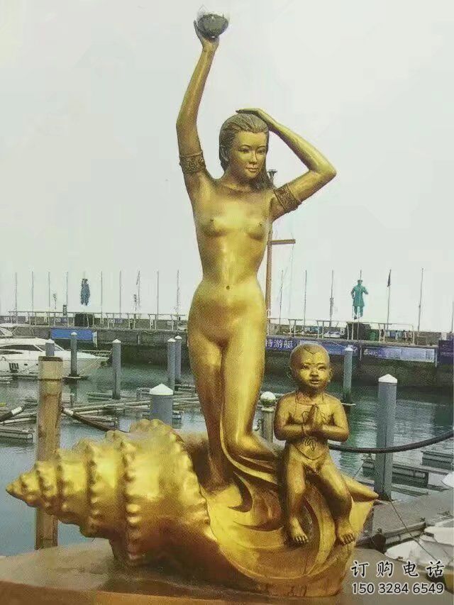 广场美人鱼雕塑厂家 公园小品 大型不锈钢美人鱼雕塑厂