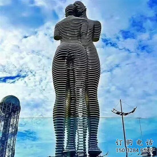 几何维纳斯雕塑厂家 公园小品 户外不锈钢维纳斯雕塑厂