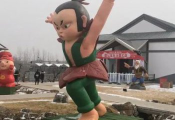 仿古葫芦娃雕塑厂家 草地小品 房地产葫芦娃雕塑厂