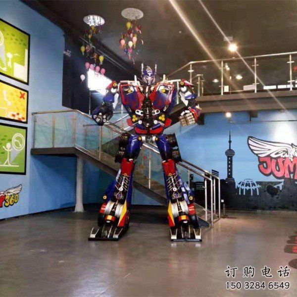 大型机器人雕塑厂家 锻造小品 创意机器人雕塑厂