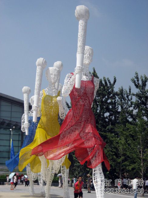 镂空运动员雕塑厂家 园林小品 烤漆不锈钢运动员雕塑厂