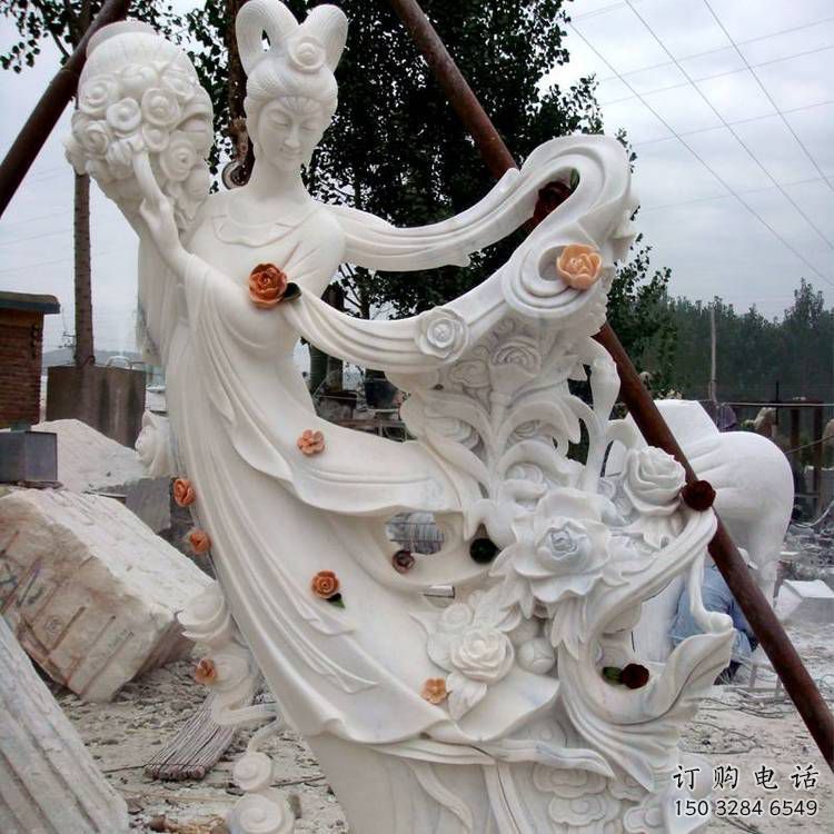 现代天女散花雕塑厂家 大型摆件 户外天女散花雕塑特点 现代天女散花雕塑厂家 大型摆件 户外天女散花雕塑特点