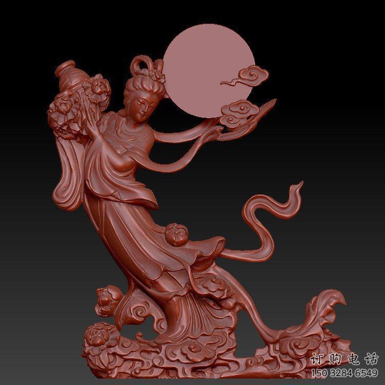 仿古天女散花雕塑厂家 草地小品 房地产天女散花雕塑厂