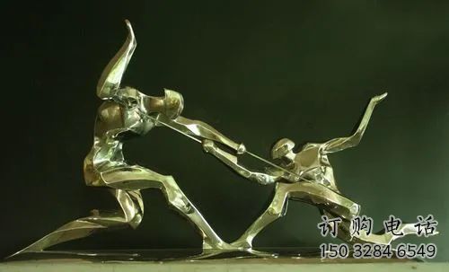 大型击剑雕塑厂家 锻造小品 创意公园不锈钢击剑雕塑 大型击剑雕塑厂家 锻造小品 创意公园不锈钢击剑雕塑