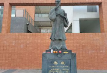 街头鲁班雕塑厂家 大型别墅区摆件  户外鲁班雕塑加工厂