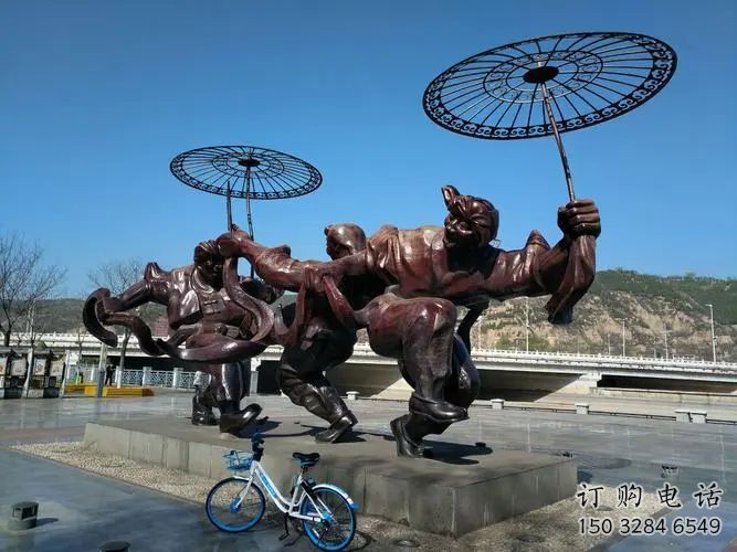 仿古扭秧歌雕塑厂家 公园广场小品 户外抽象不锈钢扭秧歌雕塑 仿古扭秧歌雕塑厂家 公园广场小品 户外抽象不锈钢扭秧歌雕塑