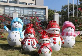 彩绘圣诞老人雕塑厂家 公园摆件 街头圣诞老人雕塑厂