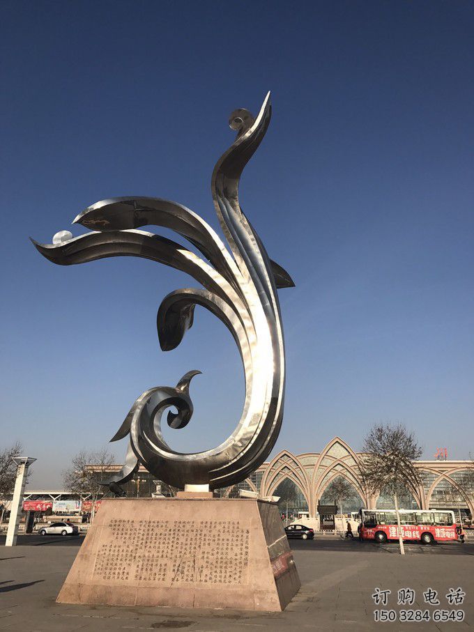 抽象玉兰花雕塑厂家 公园花卉小品 户外不锈钢玉兰花雕塑厂 抽象玉兰花雕塑厂家 公园花卉小品 户外不锈钢玉兰花雕塑厂