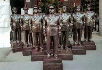 园林伟人雕塑厂家 喷漆小品 中式伟人雕塑摆件