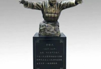 彩绘英雄雕塑厂家 公园仿古摆件 街头英雄雕塑小品