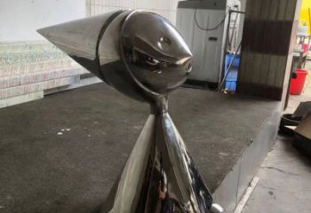 街头卡通人雕塑厂家 大型别墅区摆件  抽象不锈钢卡通人雕塑