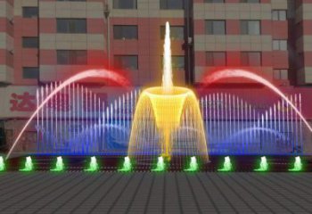 现代水景喷泉雕塑厂家 大型摆件 灯光不锈钢水景喷泉雕塑
