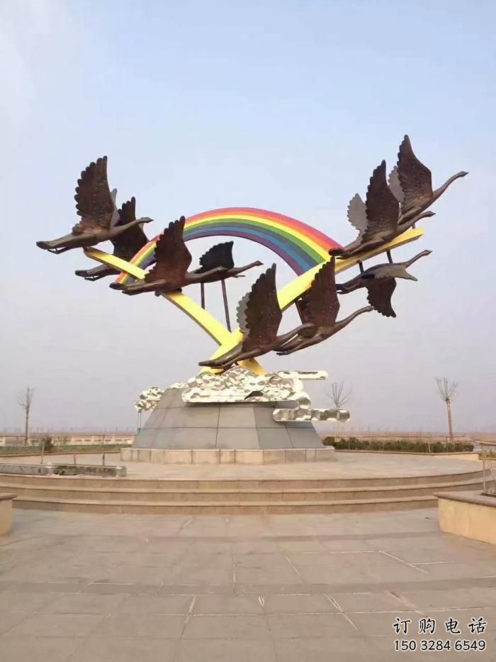 现代群鸟雕塑厂家 大型摆件 镜面不锈钢群鸟雕塑小品 现代群鸟雕塑厂家 大型摆件 镜面不锈钢群鸟雕塑小品