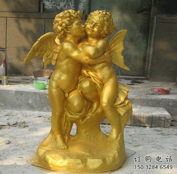 大型别墅庭院天使雕塑小品 大型别墅庭院天使雕塑小品