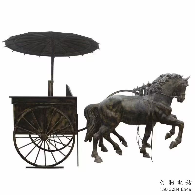 马拉车景观雕塑 马拉车景观雕塑