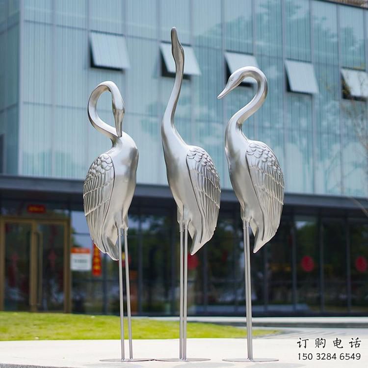 仿真仙鹤雕塑定做 仿真仙鹤雕塑定做