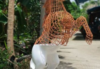 镂空马雕塑 动物小品