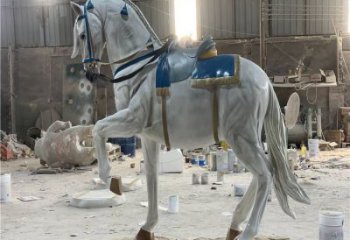 仿真马雕塑 不锈钢动物题材