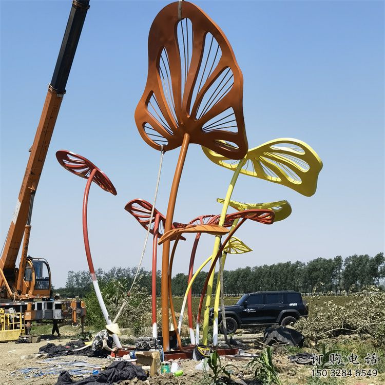 树叶雕塑厂家 镂空烤漆工艺 不锈钢植物雕塑 树叶雕塑厂家 镂空烤漆工艺 不锈钢植物雕塑