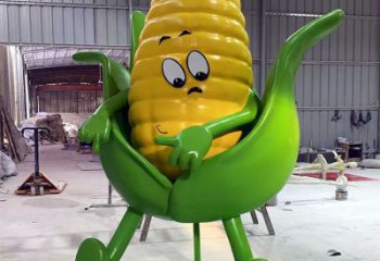玉米雕塑厂家 不锈钢农作物主题雕塑