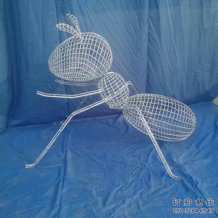 蚂蚁摆件雕塑厂家 镂空不锈钢动物雕塑制作 蚂蚁摆件雕塑厂家 镂空不锈钢动物雕塑制作