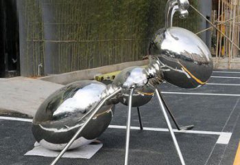 蚂蚁雕塑厂 不锈钢镜面动物雕塑厂家