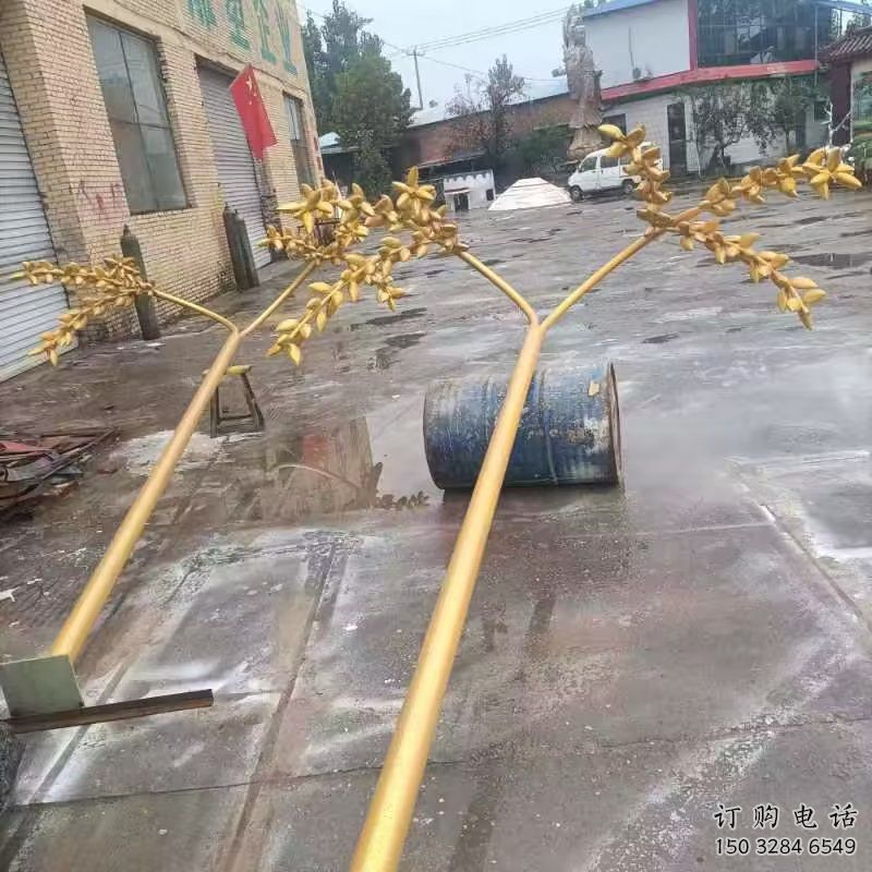 园林水稻雕塑加工厂家 城市广场雕塑 步行街摆件 园林水稻雕塑加工厂家 城市广场雕塑 步行街摆件